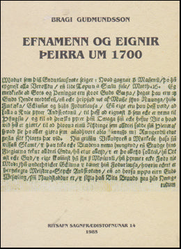 Efnamenn og eignir þeirra um 1700 # 60427