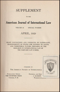 Supplement to the American Journal of Internationa Law # 60455
