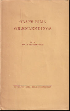 Ólafs ríma Grænlendings # 60572