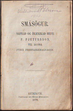 Smásögur. Safnað og íslenskað hefir P. Pjetursson # 60636