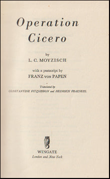 Operation Cicero # 60644