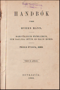 Handbók fyrir hvern mann # 60661