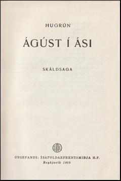 Ágúst í Ási # 60738