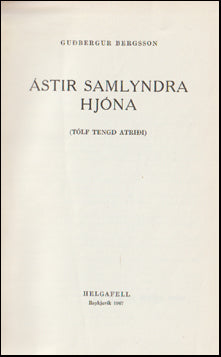 Ástir samlyndra hjóna # 80995