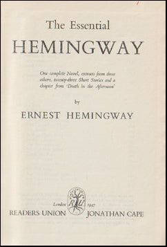 The Essential Hemingway # 60954