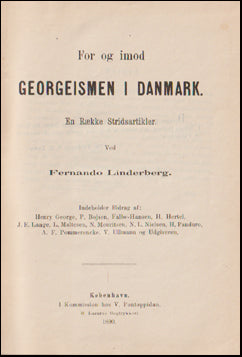 For og imod Georgeismen i Danmark # 60995