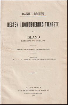 Hesten i nordboernes tjeneste # 61020