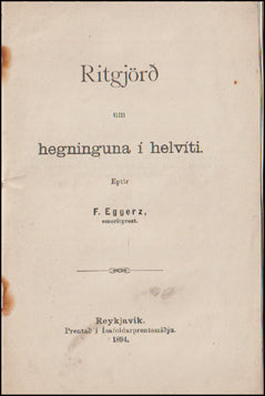 Ritgjörð um hegninguna í helvíti # 61082