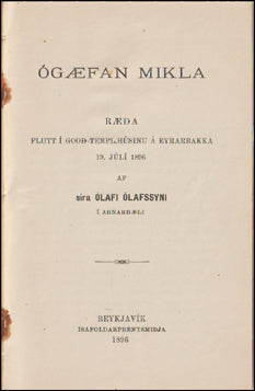Ógæfan mikla # 61086