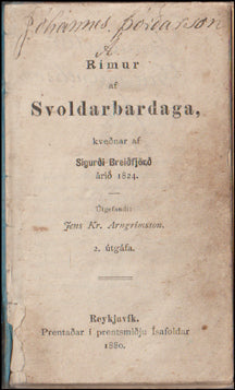 Rímur af Svoldarbardaga # 61090