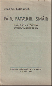 Fáir, fátækir, smáir # 61340