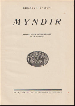 Myndir. Bók um verk Ríkarðs Jónssonar # 61481