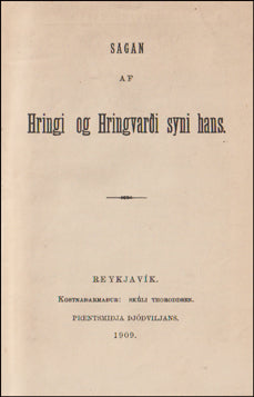 Sagan af Hringi og Hringvarði syni hans # 61847