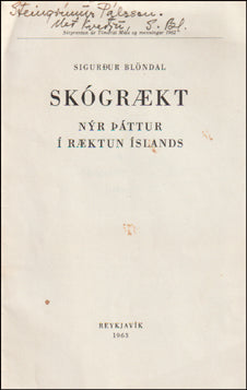 Skógrækt. Nýr þáttur í ræktun lands # 70210