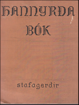 Hannyrðabók. Stafagerðir # 61998