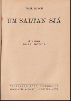 Um saltan sjá # 62003