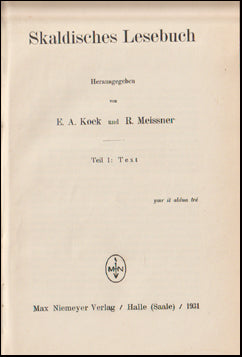 Skaldisches Lesebuch # 62053