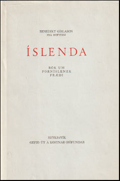 Íslenda. Bók um forníslenzk fræði # 82310