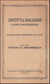 Gróttu-saungr. (Hörpu-saungurinn) # 62444