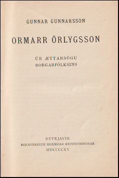 Ormarr Örlygsson # 62482