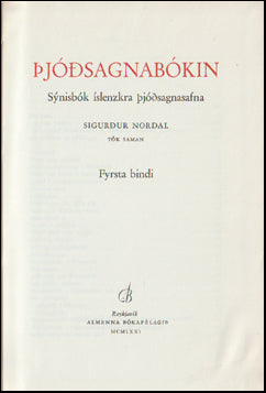 Þjóðsagnabókin I-III. # 62531