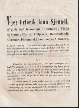 Friðrik VII tekur við þegnlegu álitaskjali # 62681