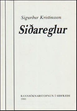 Siðareglur # 62862