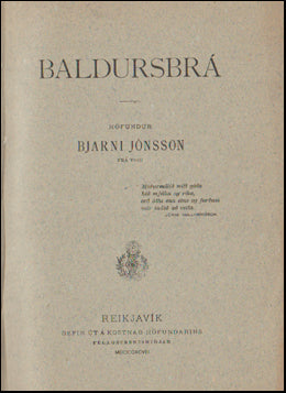 Baldursbrá - Nadeschda # 62939
