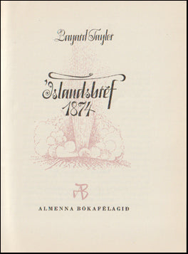 Íslandsbréf 1874 # 62956