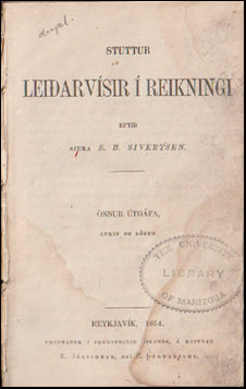 Stuttur leiðarvísir í reikningi # 63043