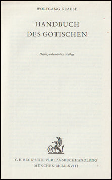 Handbuch des Gotischen # 63094