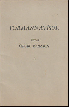 Formannavísur # 63145