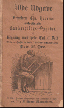 Regnelærer Chr. Hansens autoriserede tavleregnings-opgaver # 63149