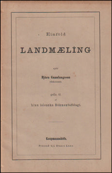 Einföld landmælíng # 63200