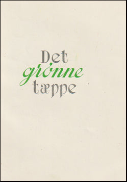 Det grønne tæppe # 63237