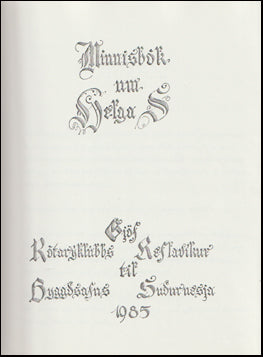 Minnisbók um Helga S. # 63399