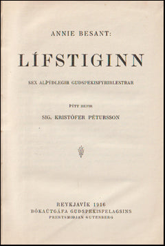 Lífstiginn # 63454
