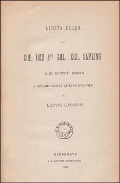 Äldsta delen af cod. 1812 4to # 63463
