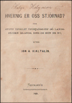 Hvernig er oss stjórnað? # 63624