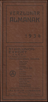 Verzlunar almanak 1934 # 63749