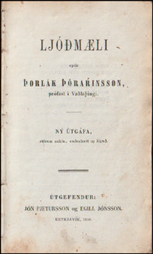 Ljóðmæli eptir Þorlák Þórarinsson # 63779