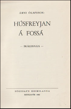 Húsfreyjan á Fossá # 63981