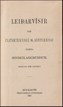 Leiðarvísir við flatarteikningu # 64050
