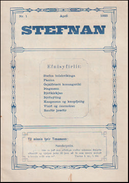 Stefnan 1. - 3. tölublað # 64080