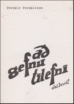 Að gefnu tilefni. Deilurit # 64335