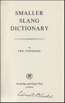 Smaller Slang Dictionary # 64389