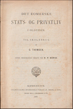 Det Romerske stats- og privatliv # 64557