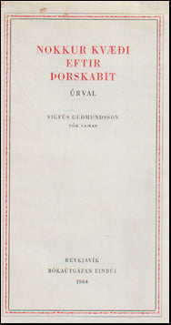Nokkur kvæði eftir Þorskabít # 64620