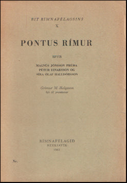 Pontus rímur # 65086