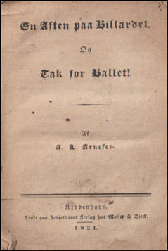 En Aften paa Billardet # 65229